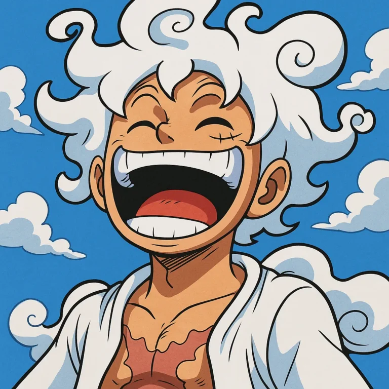 gear 5 luffy laughing