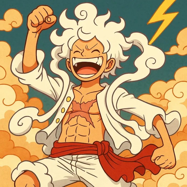 luffy one piece gear 5