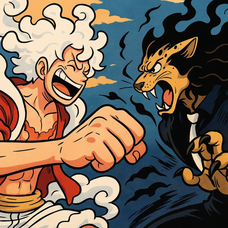 luffy gear 5 vs lucci