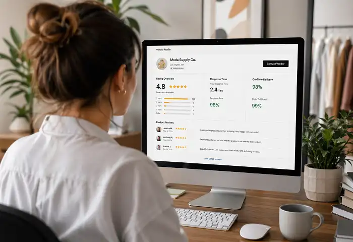 online vendor rating review wholesale platform