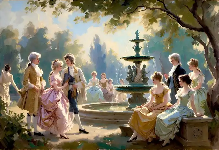 Rococo Era Scene