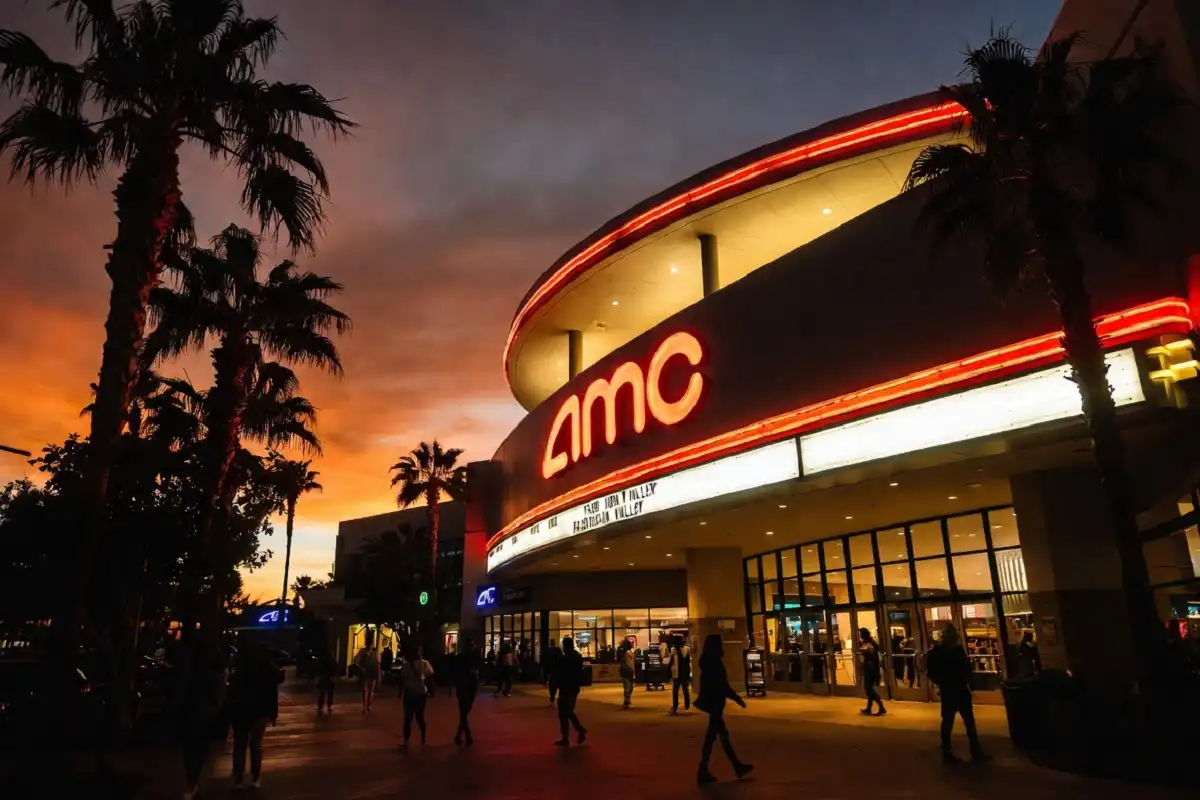 AMC Fashion Valley theater entrance at Fashion Valley Mall San Diego