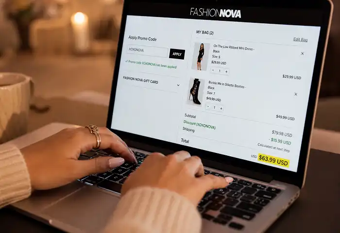 Step-by-step guide to applying a Fashion Nova code at checkout