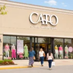 Cato's fashion retail store exterior with bright signage and window display