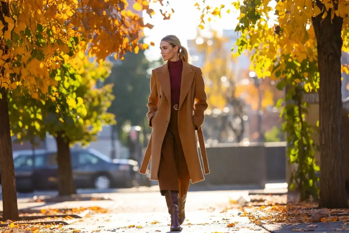 2025 fall fashion trends hero shot with layered autumn outfits