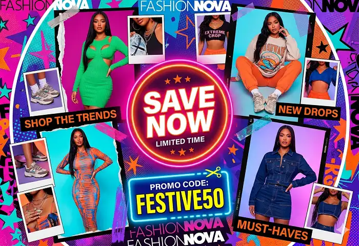 Fashion Nova code deals during Black Friday and seasonal sales events