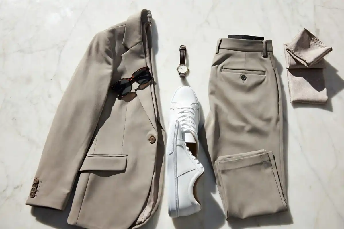 Luxury streetwear outfit flat lay inspired by Joe Burrow fashion